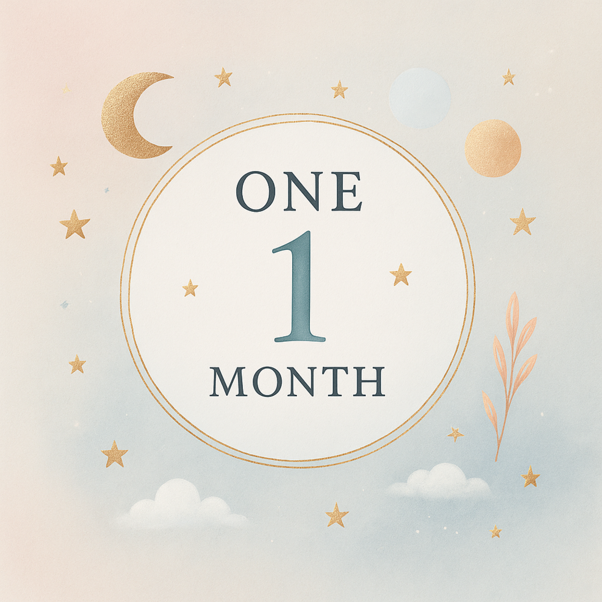 My First 12 Months – A Sweet and Simple Baby Memory Journal