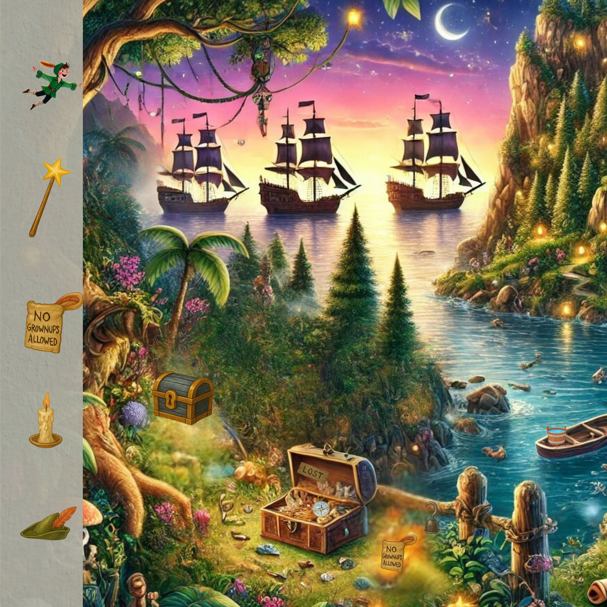 I Spy in Neverland: A Search and Find Adventure