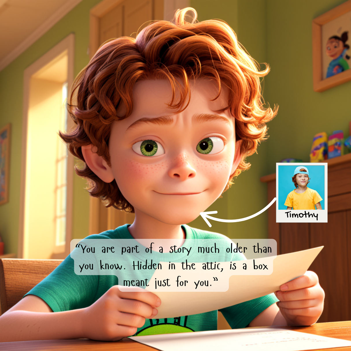 Personalized Children's Storybook: The Sword in the Book - Personalized Story