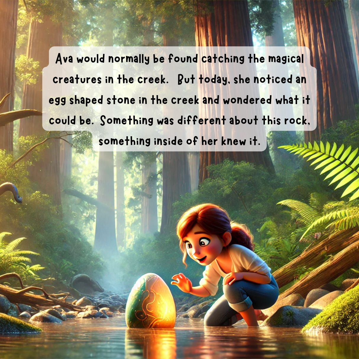 The Dragon Rider - Personalized Book - "Ava" the Dragon Rider - Personalized Images bring YOU into the Story!