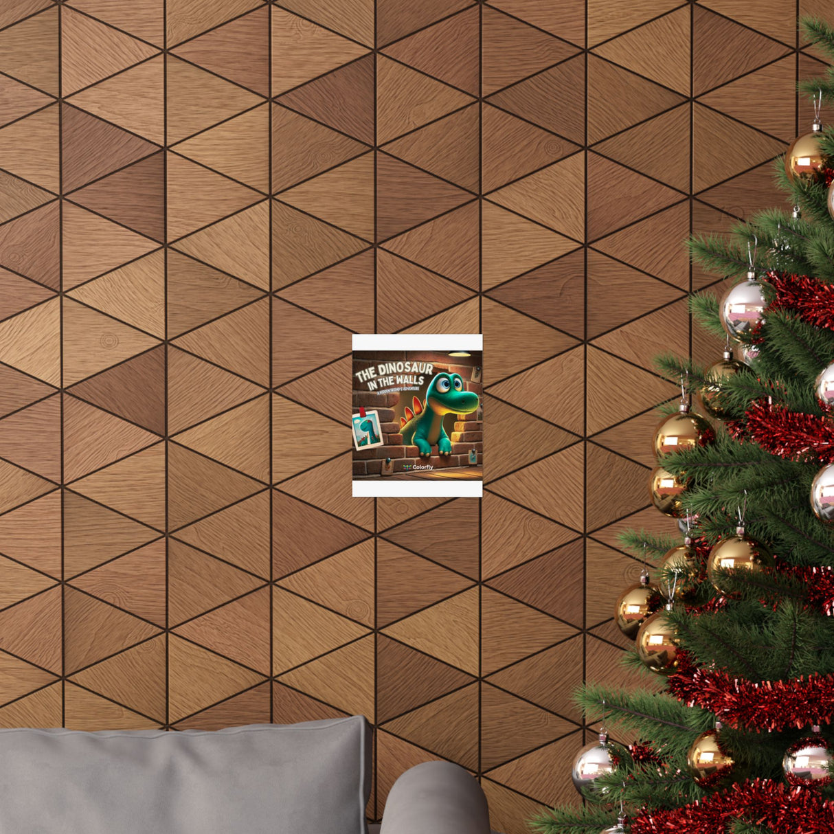 The Dinosaur in the Walls Poster - Matte Poster