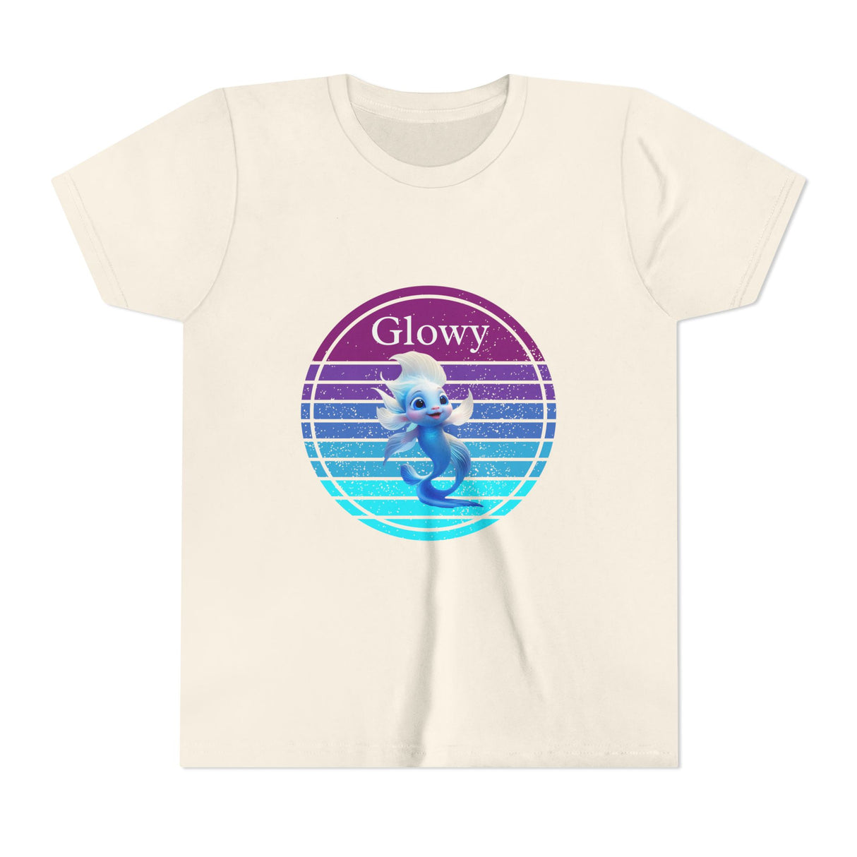 Glowy Youth T-shirt - Purple Glow