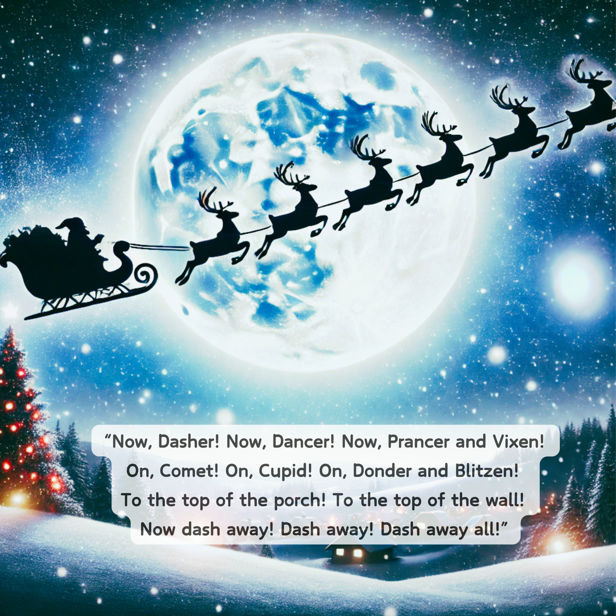 The Night Before Christmas - Personalized Storybook - "Savannah's" Night Before Christmas