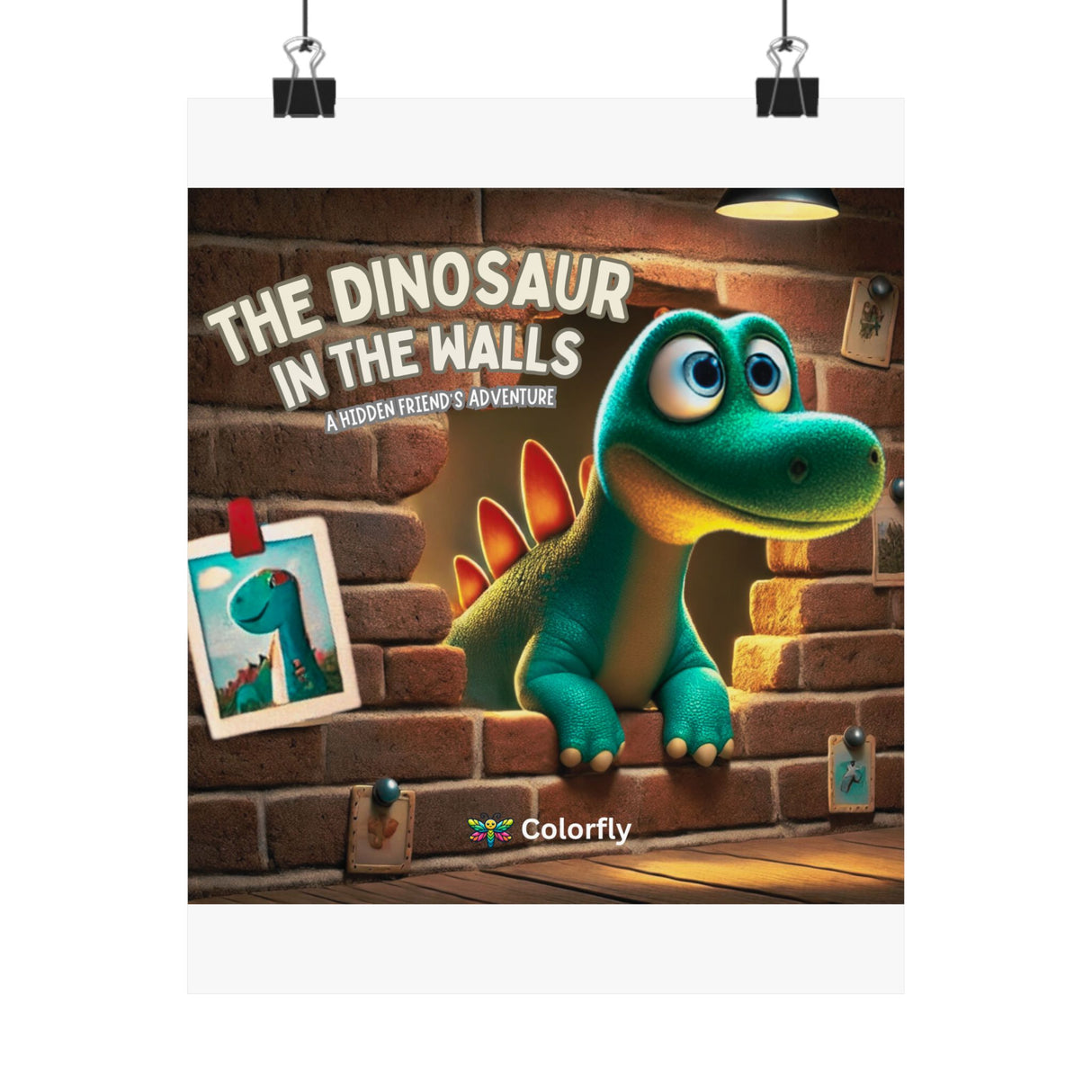 The Dinosaur in the Walls Poster - Matte Poster
