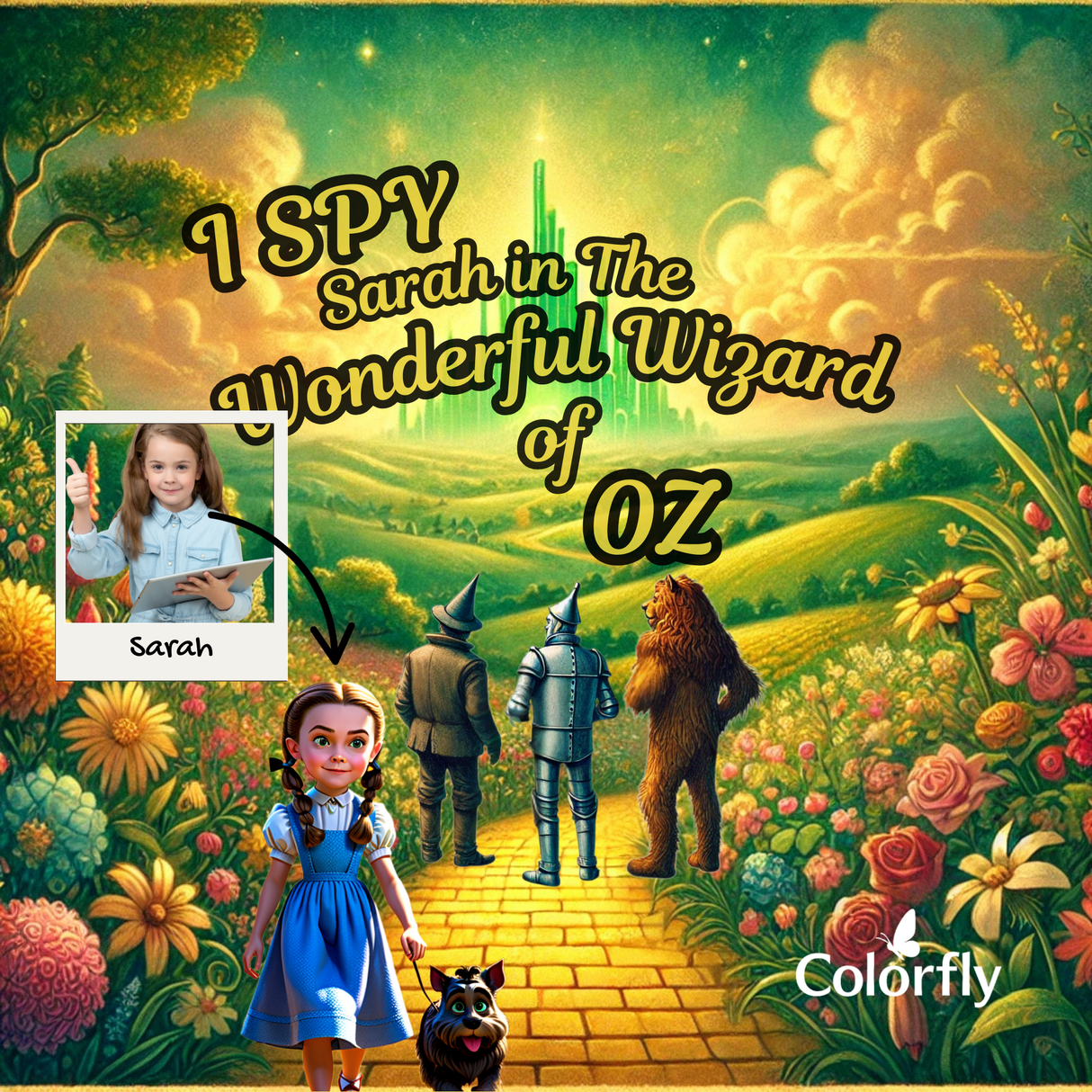 Personalized Wizard of Oz I Spy Book: Custom Search-and-Find Adventure
