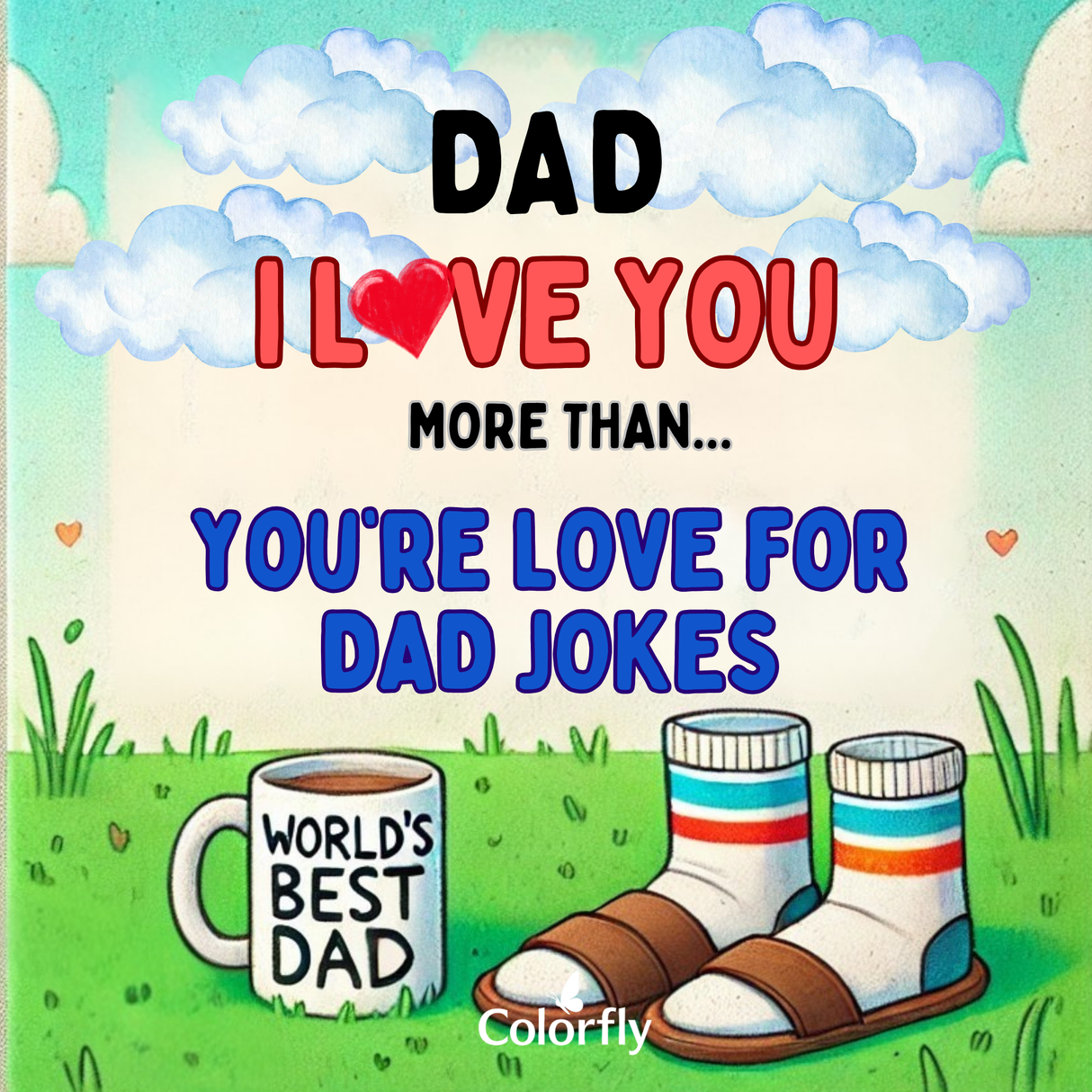 Dad I Love You More Than Your Love of Dad Jokes
