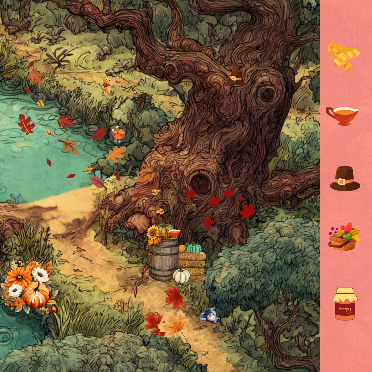 I Spy Thanksgiving with Winnie the Pooh