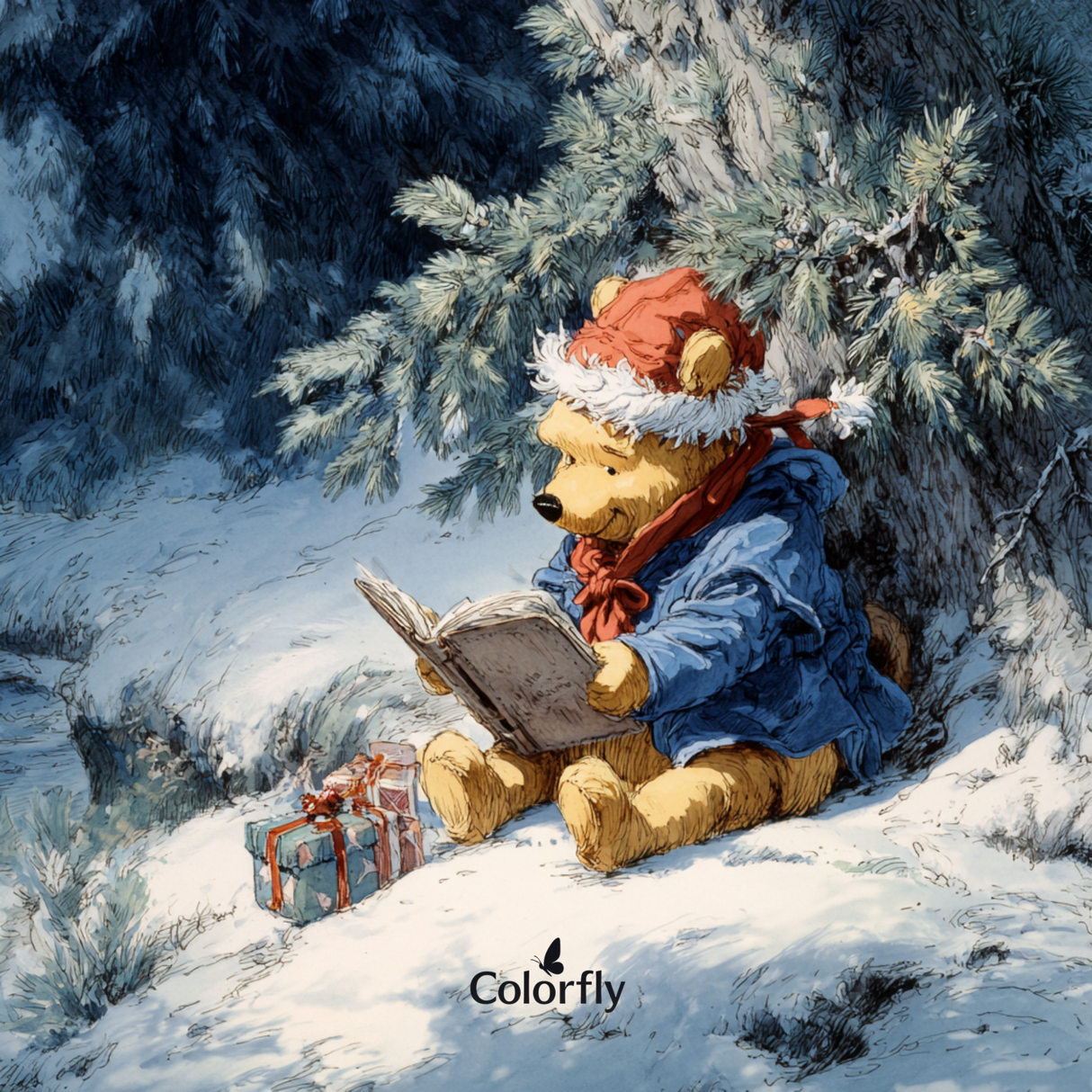 I Spy Christmas with Winnie the Pooh: A Search and Find Adventure