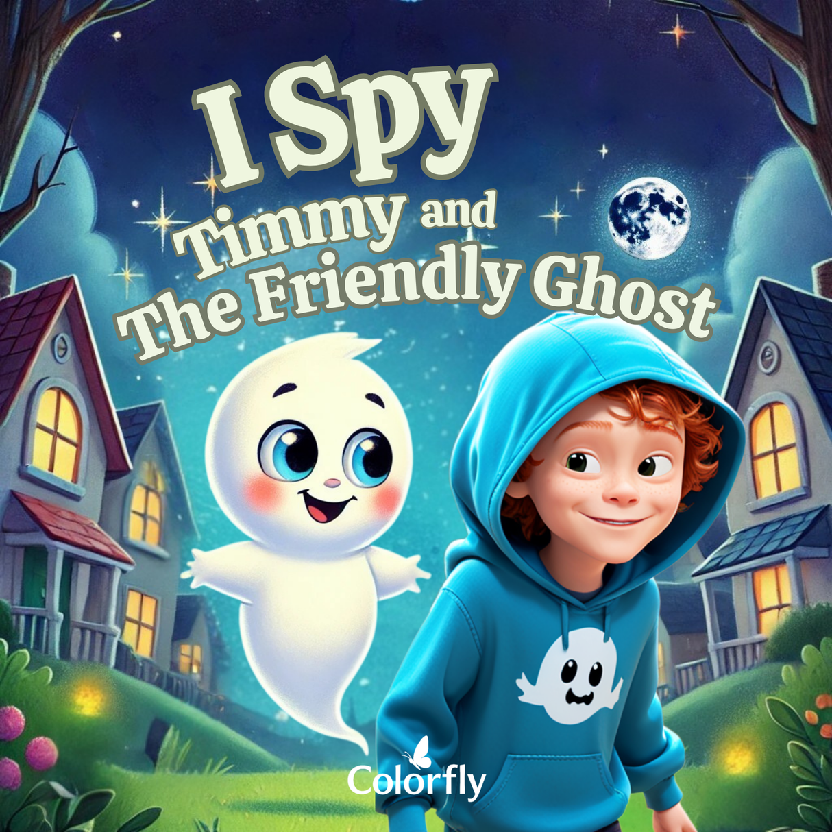 Personalized I Spy "Your Name" and the Friendly Ghost | Custom Halloween Book
