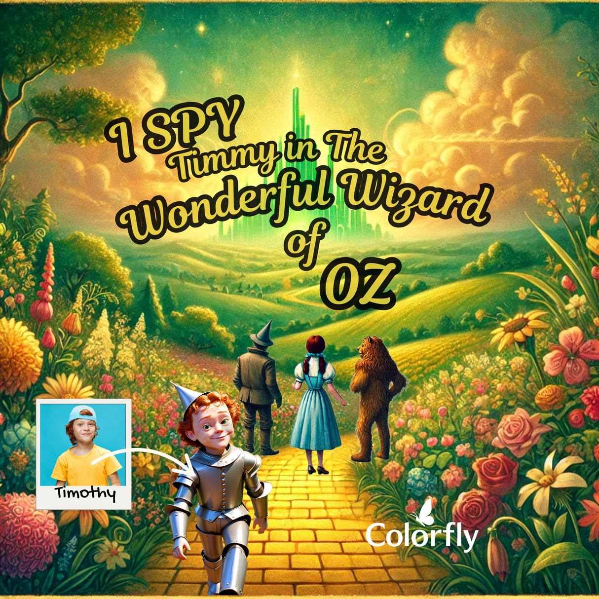 Personalized Wizard of Oz I Spy Book: Custom Search-and-Find Adventure
