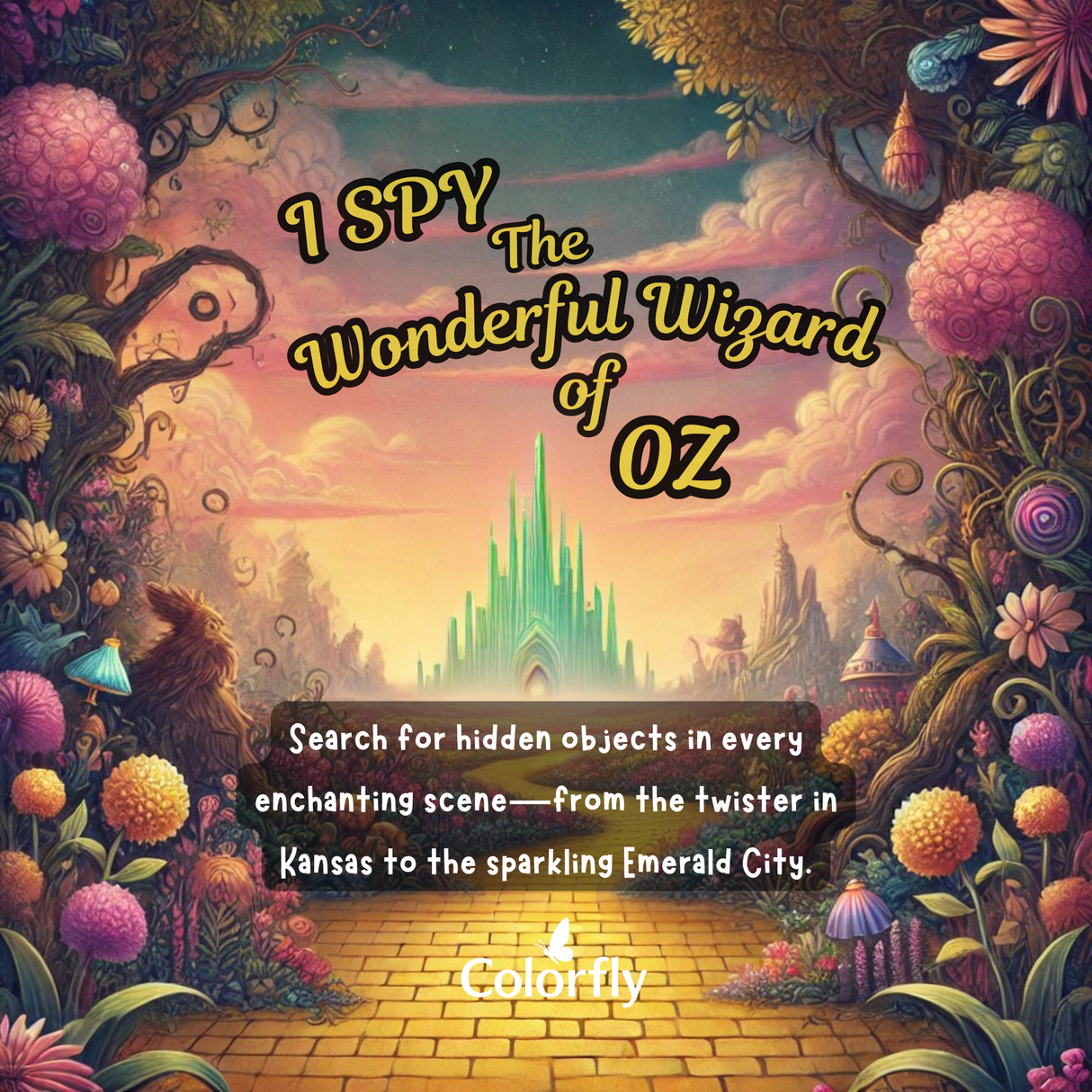 Personalized Wizard of Oz I Spy Book: Custom Search-and-Find Adventure