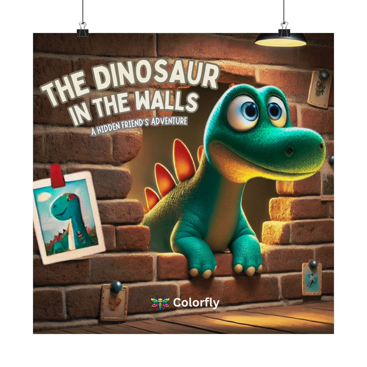 The Dinosaur in the Walls Poster - Matte Poster