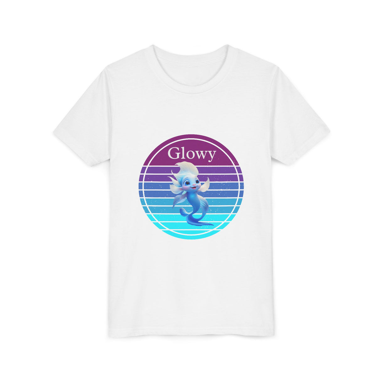 Glowy Youth T-shirt - Purple Glow
