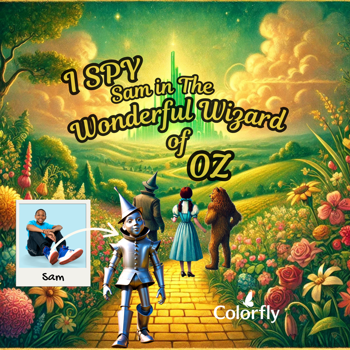 Personalized Wizard of Oz I Spy Book: Custom Search-and-Find Adventure