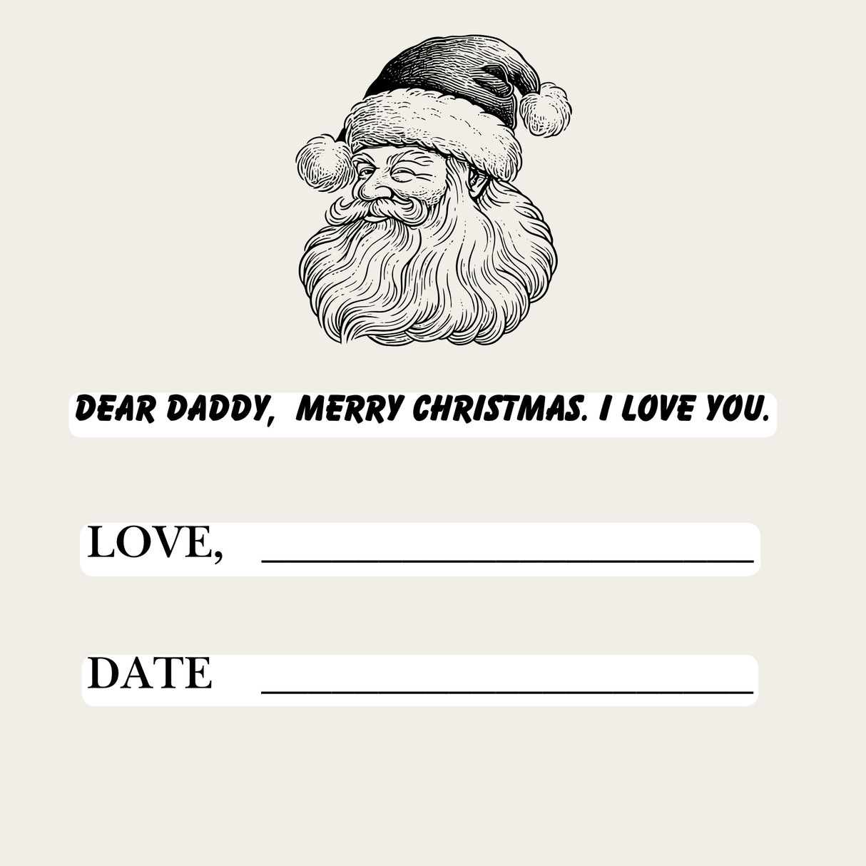 Merry Christmas Daddy I Love You Because: A Fill-in-the-Blank Book with Prompts for Sharing Love, Memories & Drawings