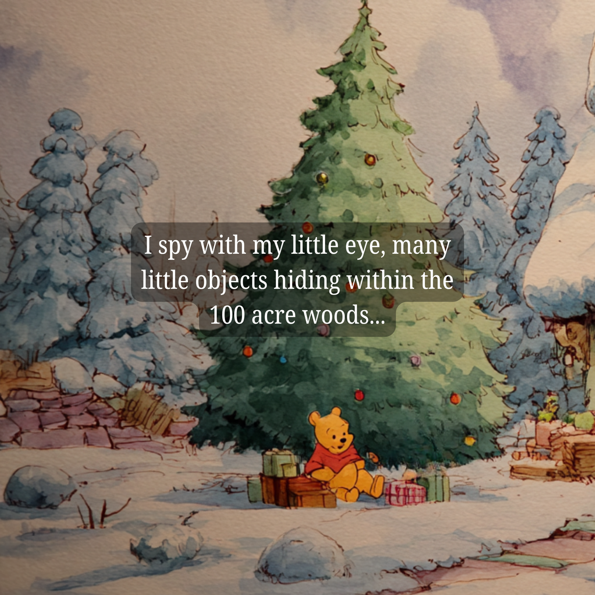 I Spy Christmas with Winnie the Pooh: A Search and Find Adventure