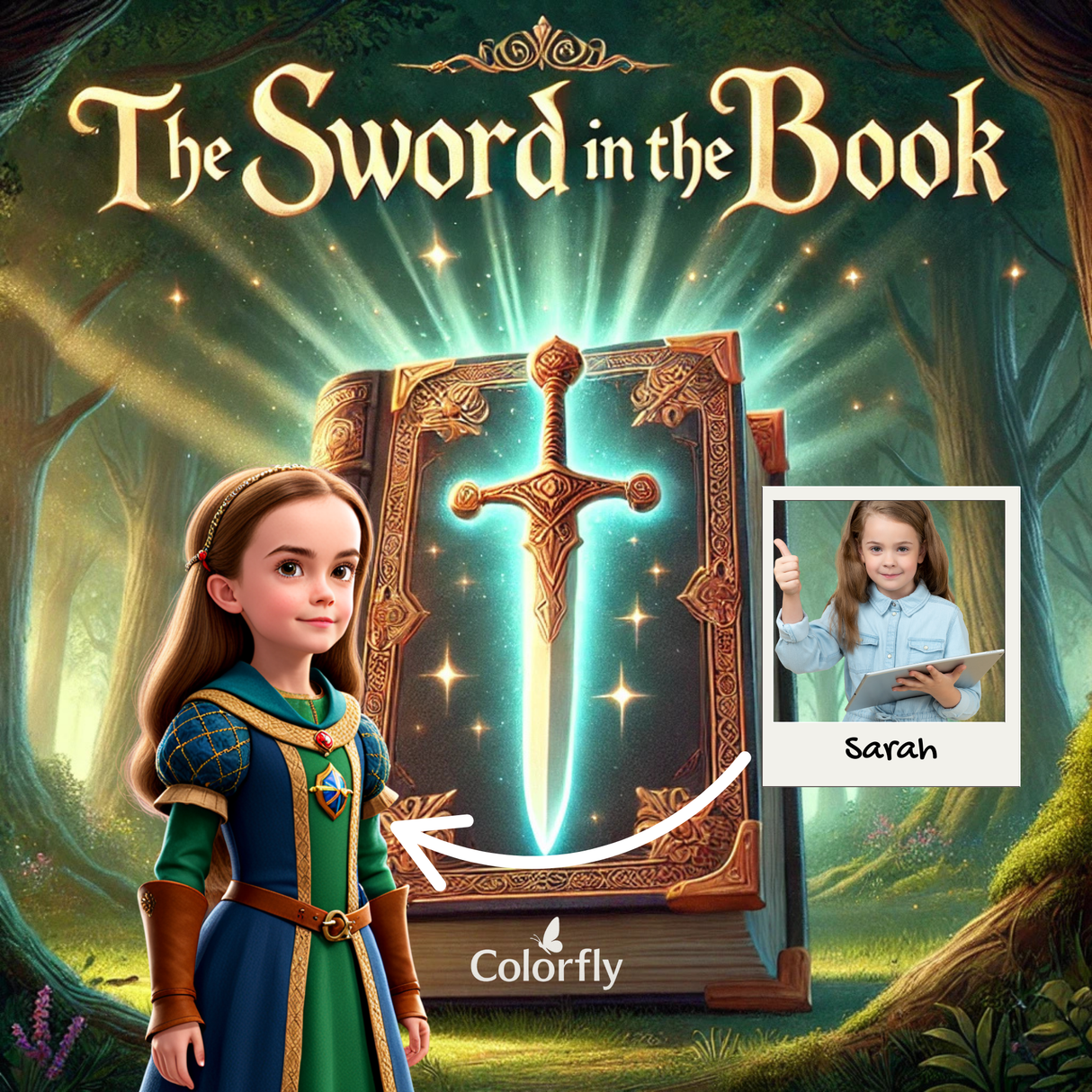 Personalized Children's Storybook: The Sword in the Book - Personalized Story