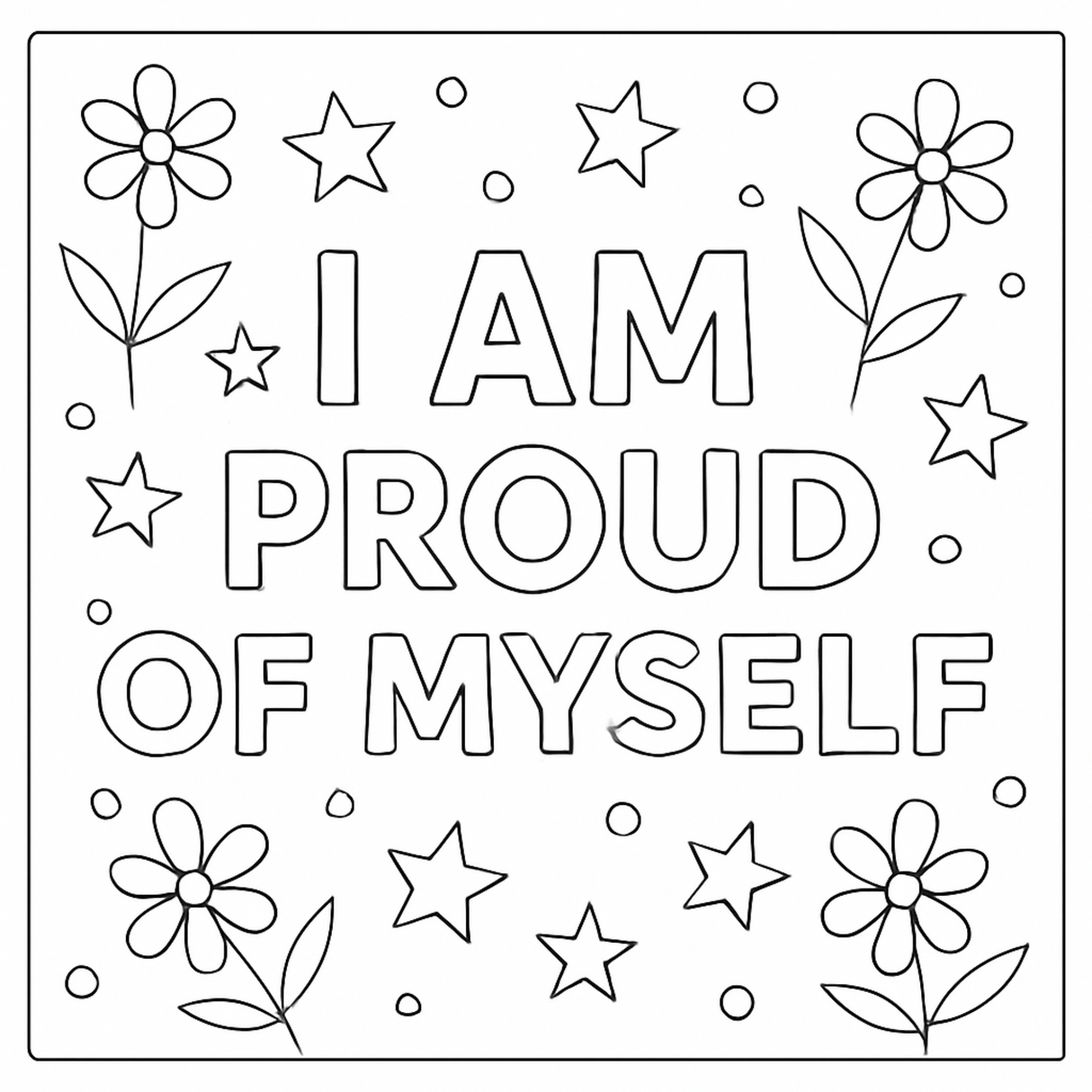 I Am Strong, Confident, and Brave Because… | Empowering Fill-in-the-Blank Activity Book for Kids
