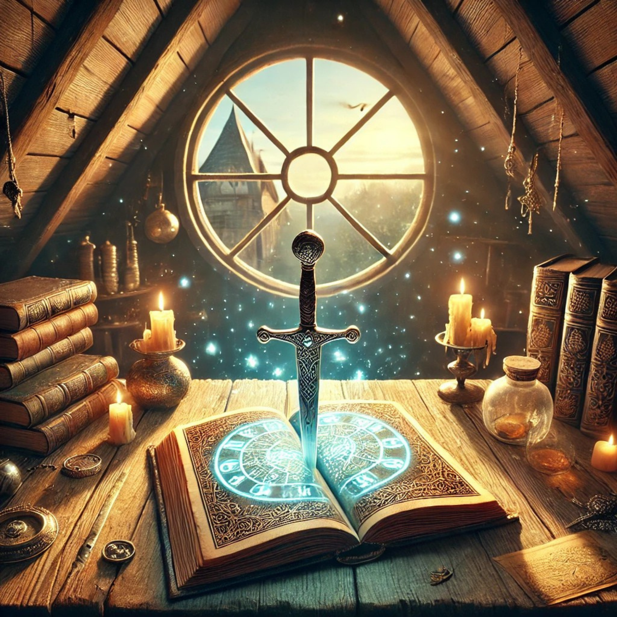 Personalized Children's Storybook: The Sword in the Book - Personalized Story