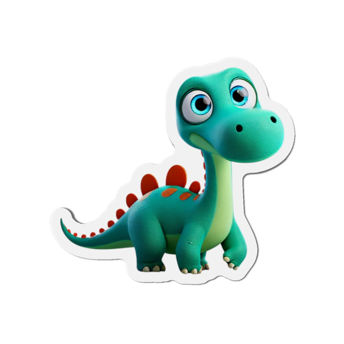 Olly Magnet - The Dinosaur in the Walls - Die-Cut Magnet