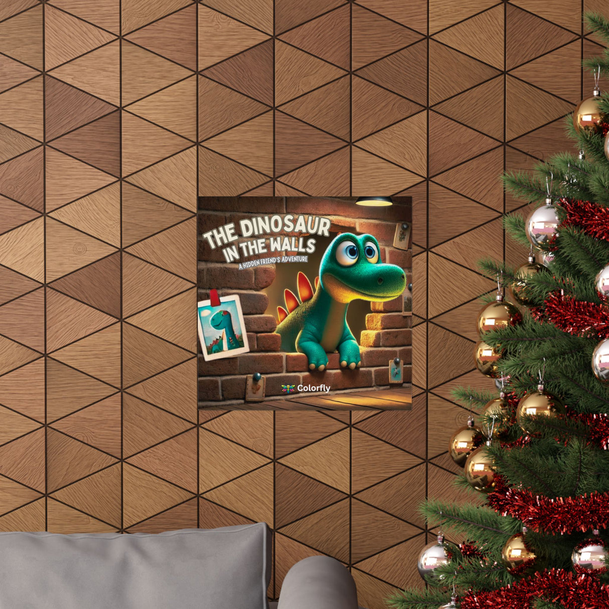 The Dinosaur in the Walls Poster - Matte Poster