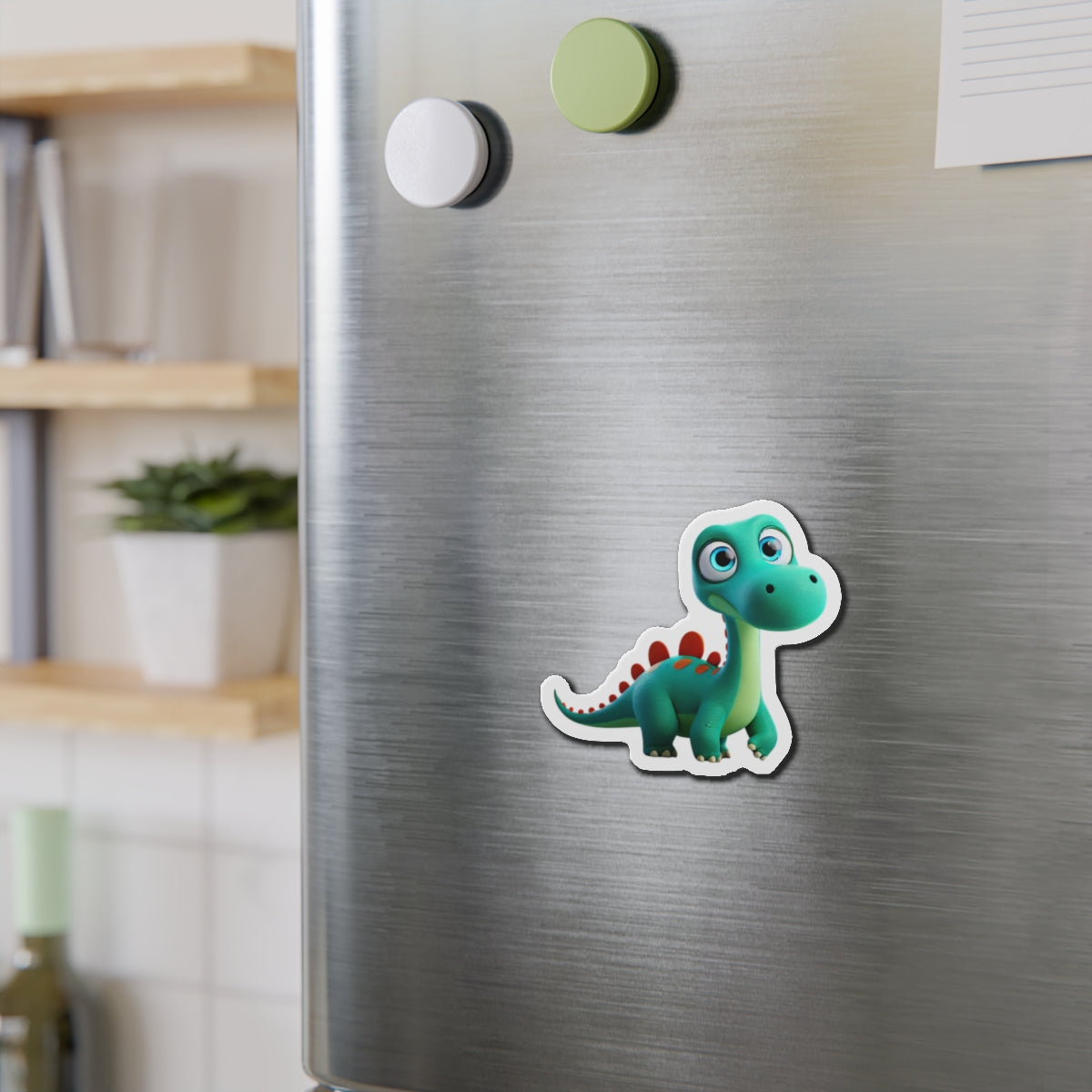 Olly Magnet - The Dinosaur in the Walls - Die-Cut Magnet