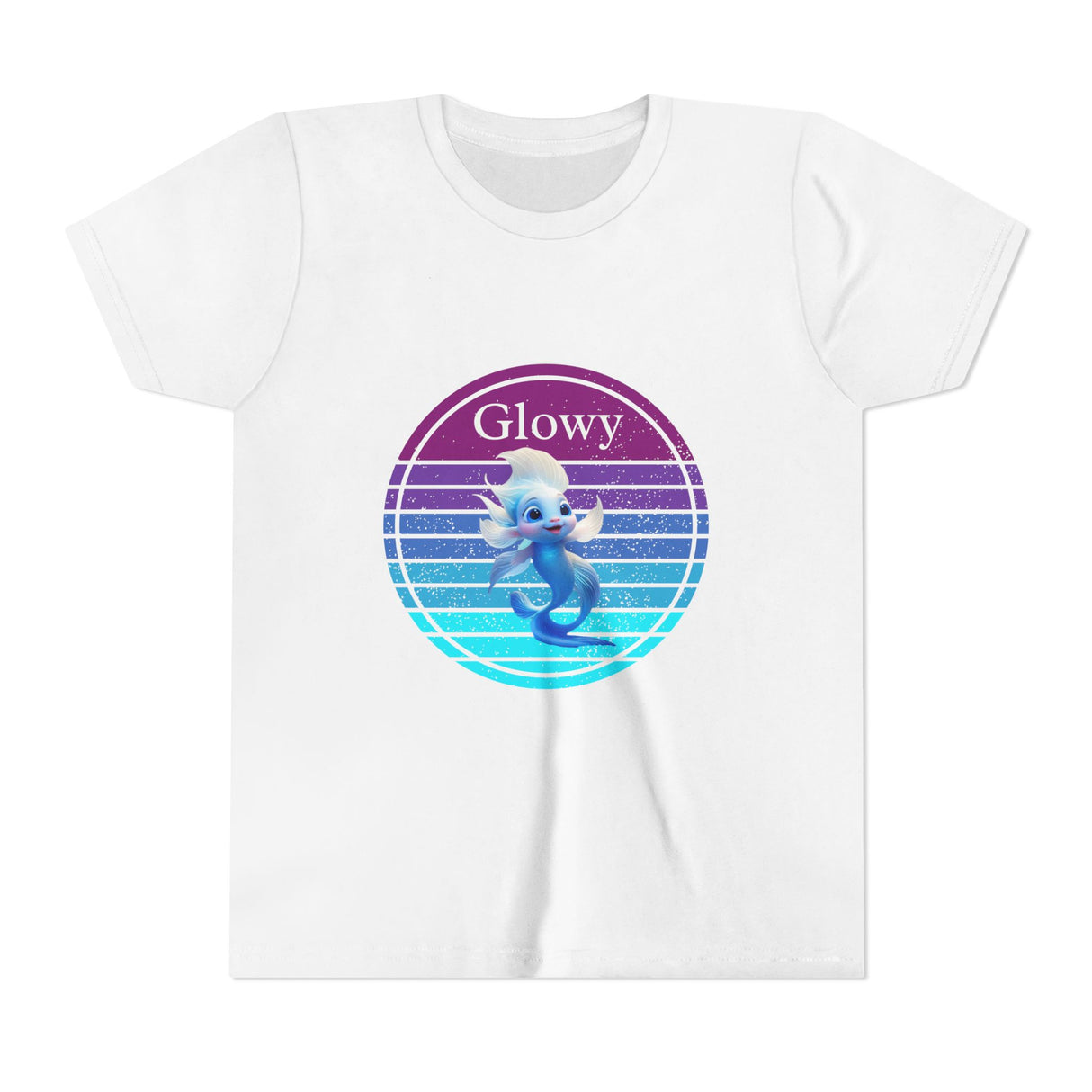 Glowy Youth T-shirt - Purple Glow