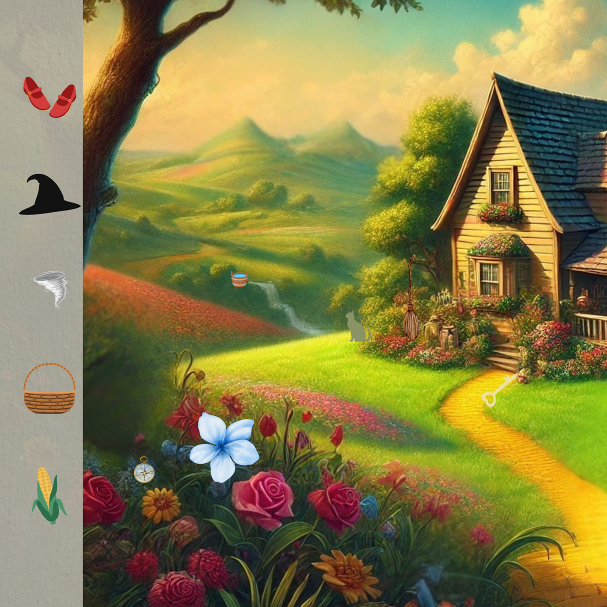 Personalized Wizard of Oz I Spy Book: Custom Search-and-Find Adventure