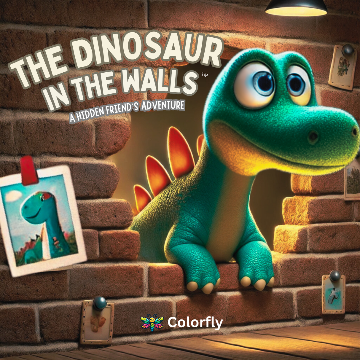The Dinosaur in the Walls: A Hidden Friend’s Adventure - Children's Story Book