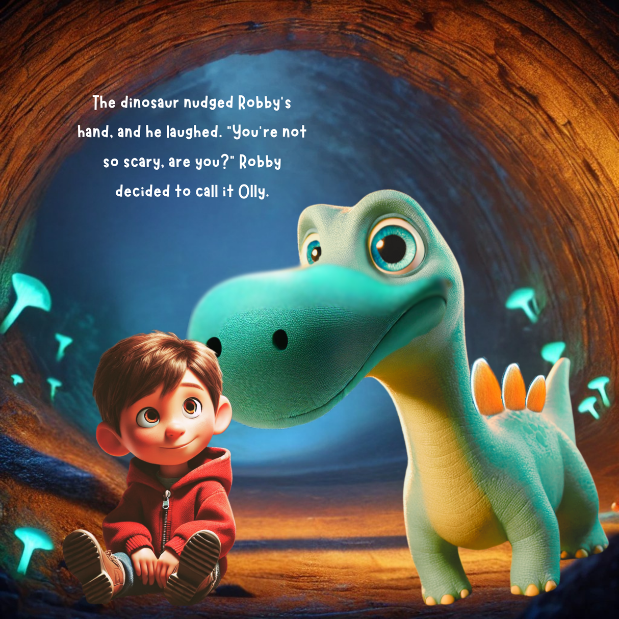 The Dinosaur in the Walls: A Hidden Friend’s Adventure - Children's Story Book
