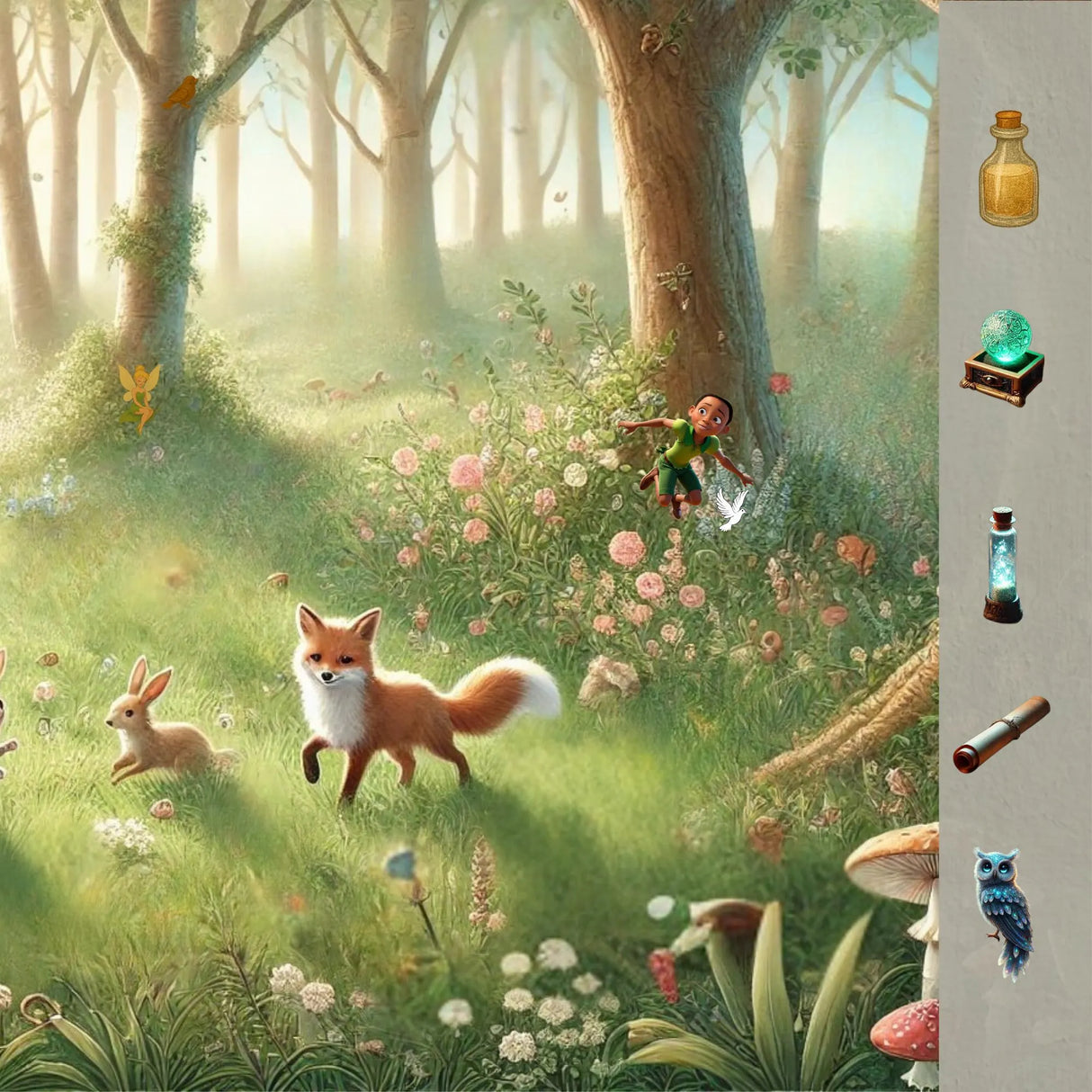 Personalized Neverland I Spy Book: Search and Find Adventure | Peter Pan| Tinkerbell