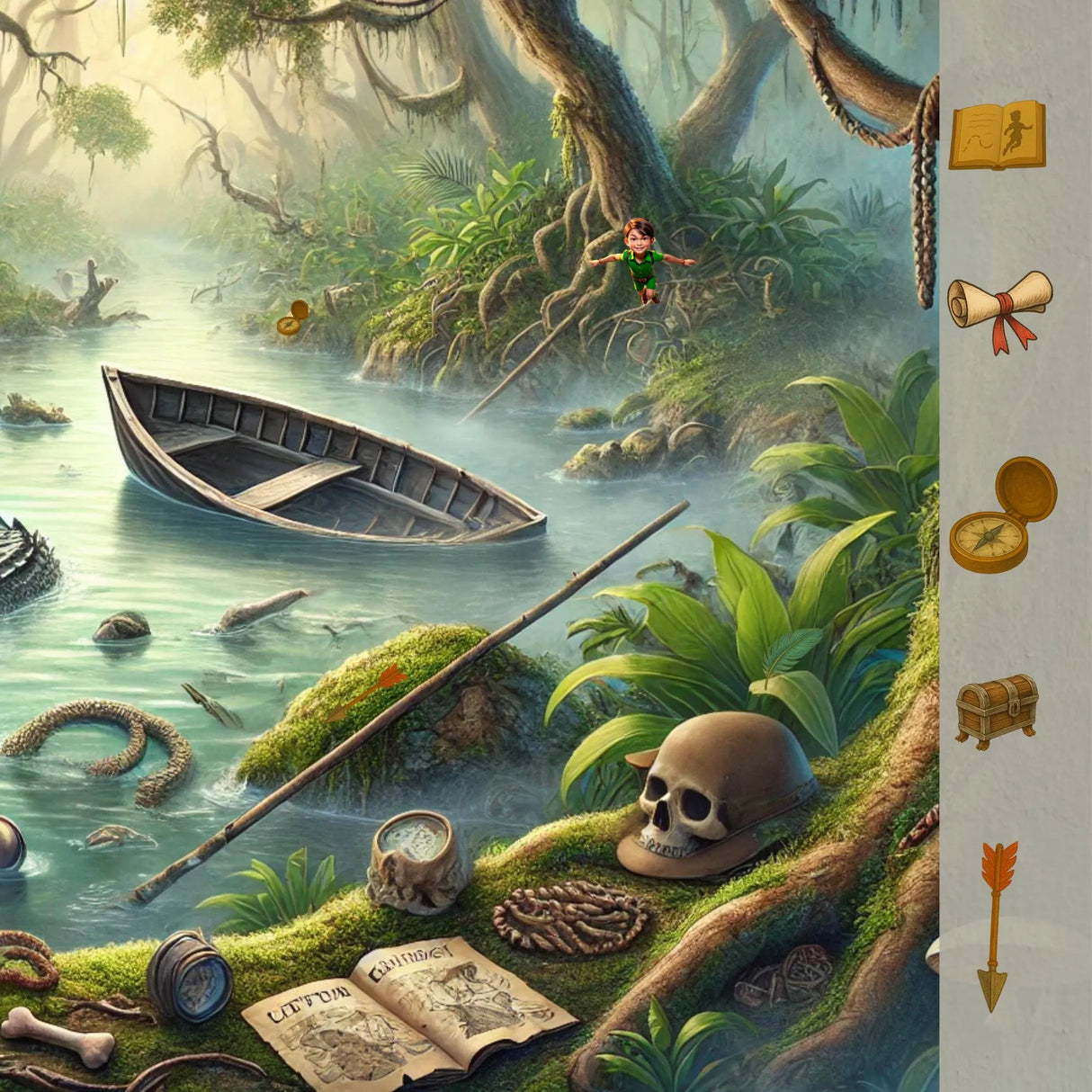 Personalized Neverland I Spy Book: Search and Find Adventure | Peter Pan| Tinkerbell