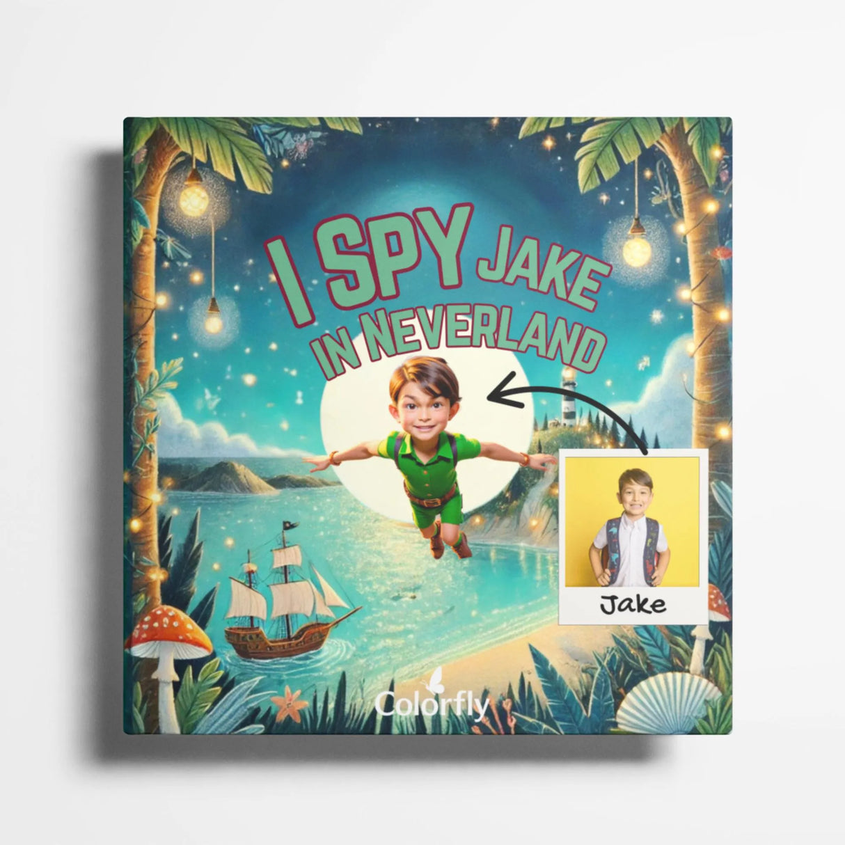 Personalized Neverland I Spy Book: Search and Find Adventure | Peter Pan| Tinkerbell
