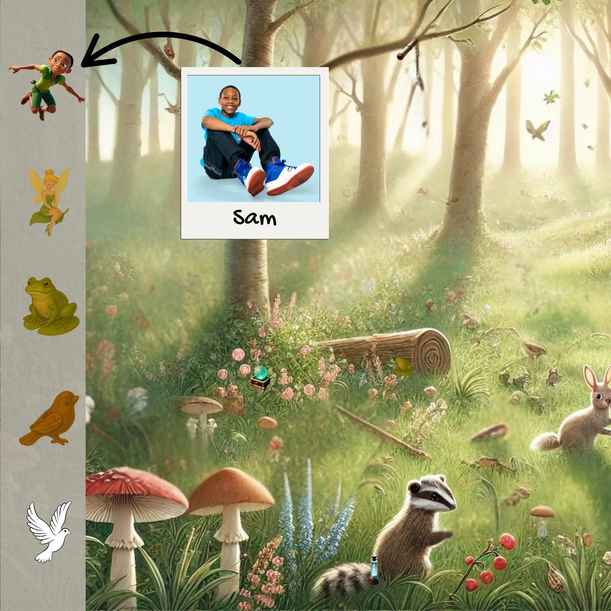 Personalized Neverland I Spy Book: Search and Find Adventure | Peter Pan| Tinkerbell