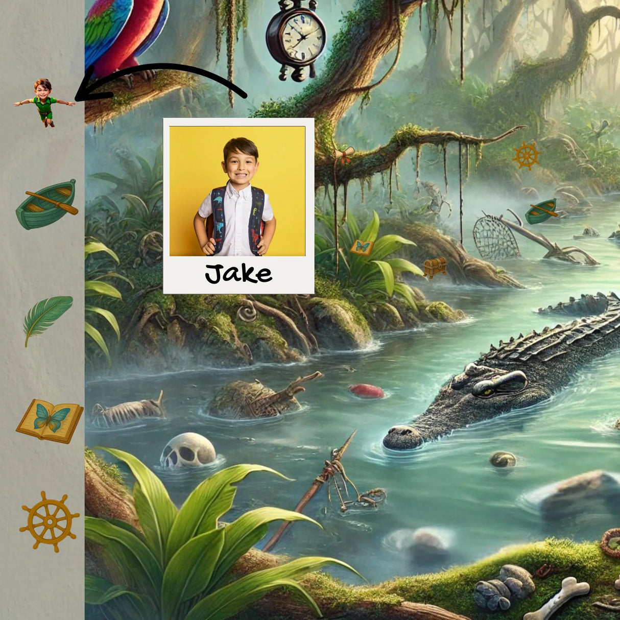 Personalized Neverland I Spy Book: Search and Find Adventure | Peter Pan| Tinkerbell