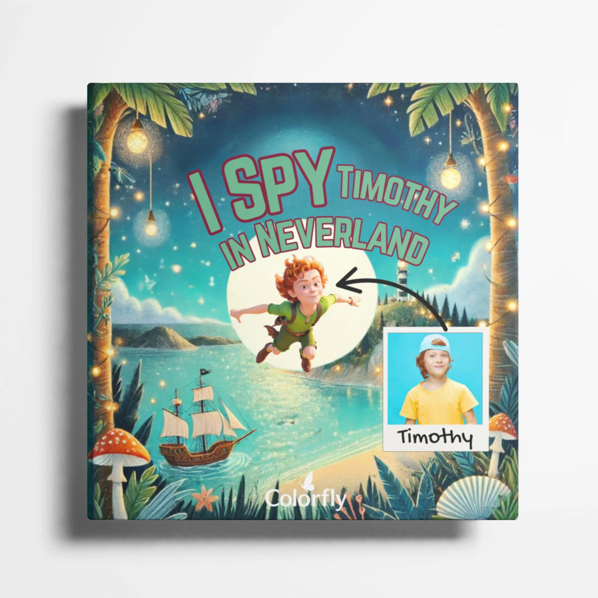 Personalized Neverland I Spy Book: Search and Find Adventure | Peter Pan| Tinkerbell