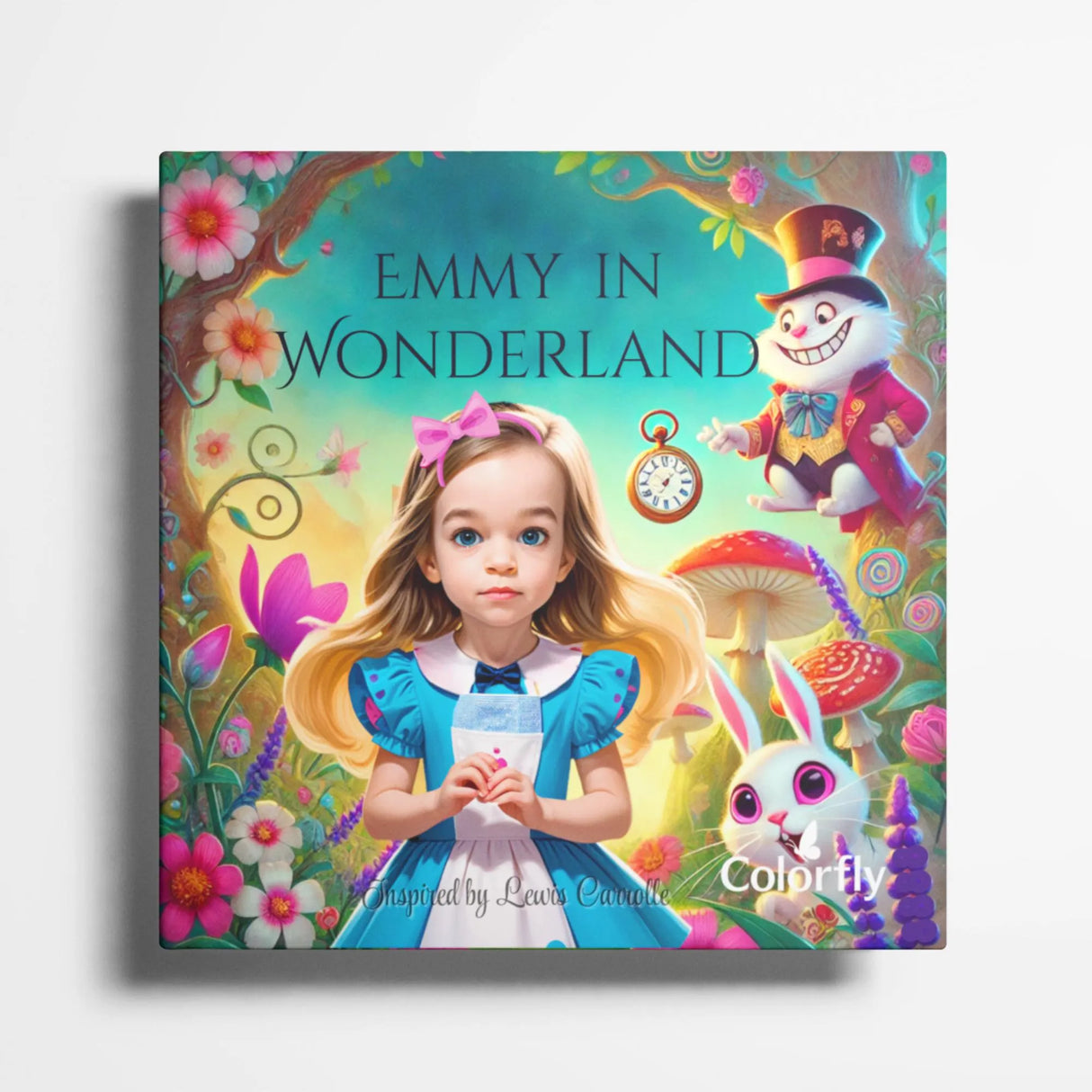 Alice's Adventures in Wonderland - Personalized Story Book - "Emmy" in Wonderland