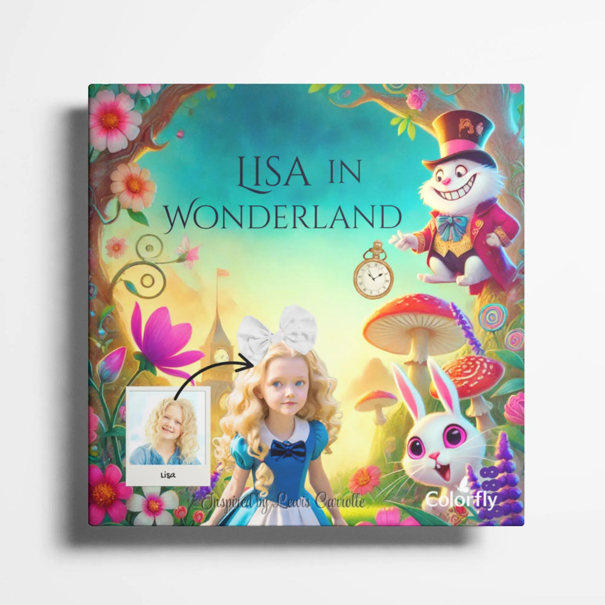 Alice's Adventures in Wonderland - Personalized Story Book - "Emmy" in Wonderland