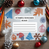 Merry Christmas Daddy I Love You Because: A Fill-in-the-Blank Book with Prompts for Sharing Love, Memories & Drawings