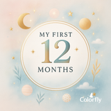 My First 12 Months – A Sweet and Simple Baby Memory Journal by Colorfly