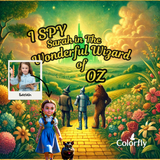 Personalized Wizard of Oz I Spy Book: Custom Search-and-Find Adventure
