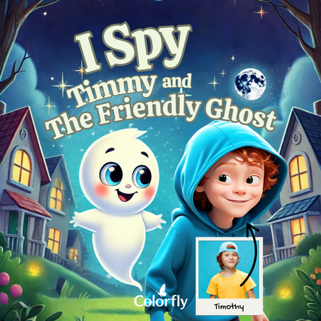 Personalized | I Spy "Your Name" and the Friendly Ghost | Halloween