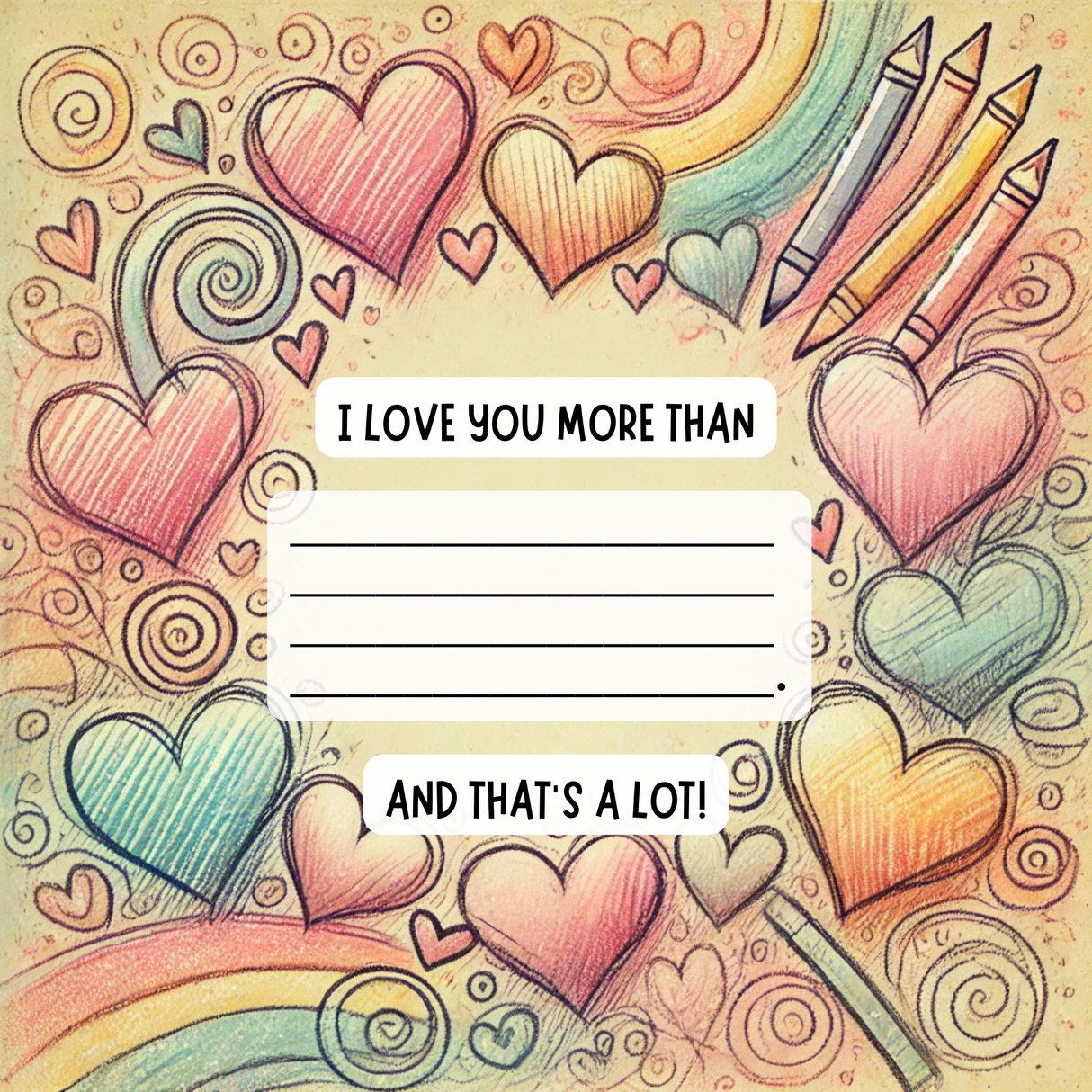 Daddy, I Love You Because: A Fill-in-the-Blank Book with Prompts for Sharing Love, Memories & Drawings