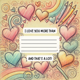 Daddy, I Love You Because: A Fill-in-the-Blank Book with Prompts for Sharing Love, Memories & Drawings