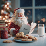 Dear Santa, I Love Christmas Because: A Fill-in-the-Blank Book, Christmas memory Keepsake