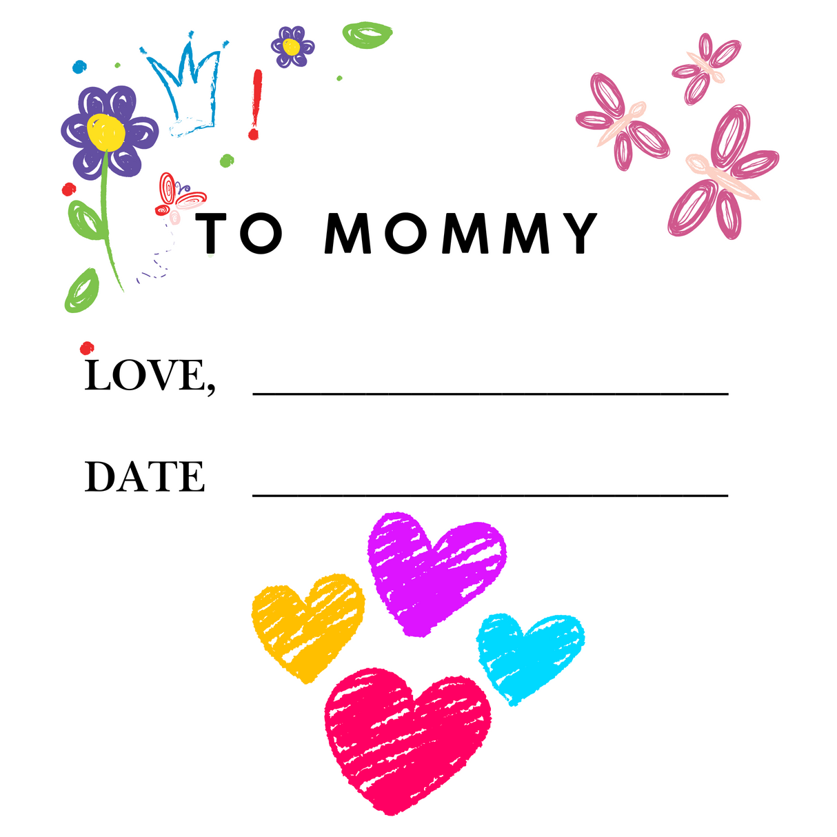 Mommy, I Love You Because: A Fill-in-the-Blank Book with Prompts for Sharing Love, Memories & Drawings