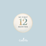 My First 12 Months – A Sweet and Simple Baby Memory Journal by Colorfly