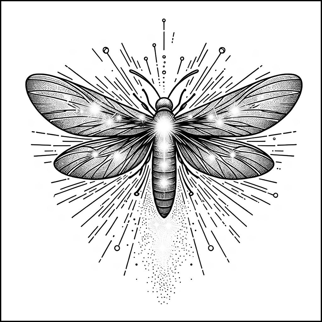 Colorfly Coloring Book - Butterflies, Fireflies and Colorflies: Stress Relief, Relaxation and Calmness