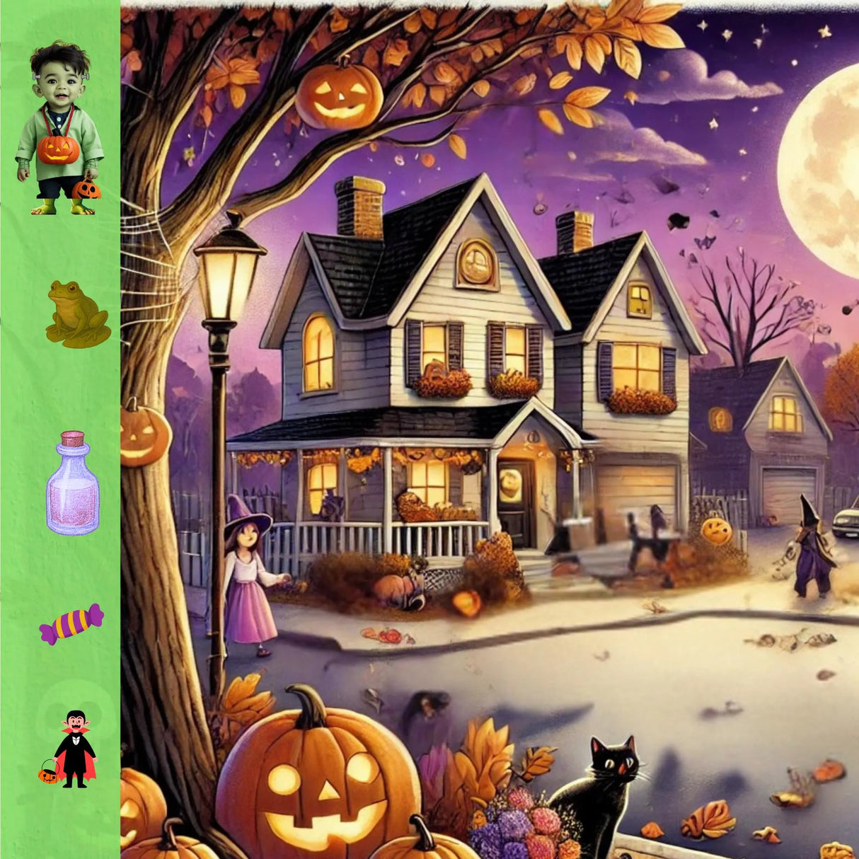 Personalized Halloween book | I Spy "Your Name" The Frankenstein