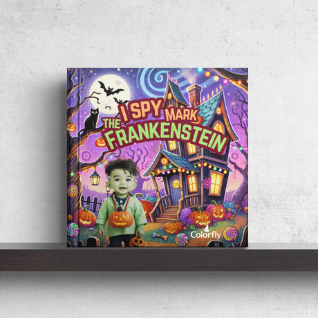 Personalized Halloween book | I Spy "Your Name" The Frankenstein